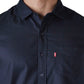 Men's Solid Button Down Collar Slim Fit Oxford Shirt - 20 View