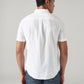 Men's Solid Slim Fit Oxford Shirt - Back View