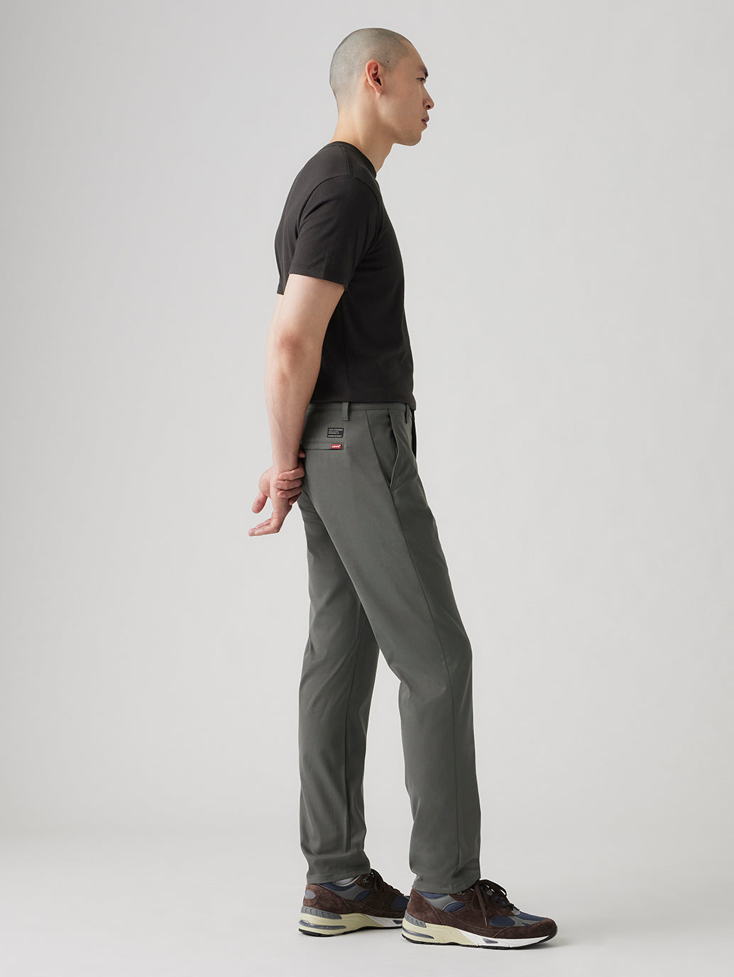 Men's Grey Straight Fit Tech Pants - 3386946fc6da7d2ee9856cf4ff35bb5e View