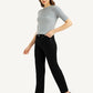 Women's Black Wedgie Straight Fit Mid Rise Jeans - 339557010330f5053cd8d5b38ca1f1ef View