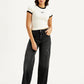 Women's Charcoal Grey Mile High Wide Leg Fit High Rise Jeans - 359d9f7871e85c4192ef64755615d7b7 View