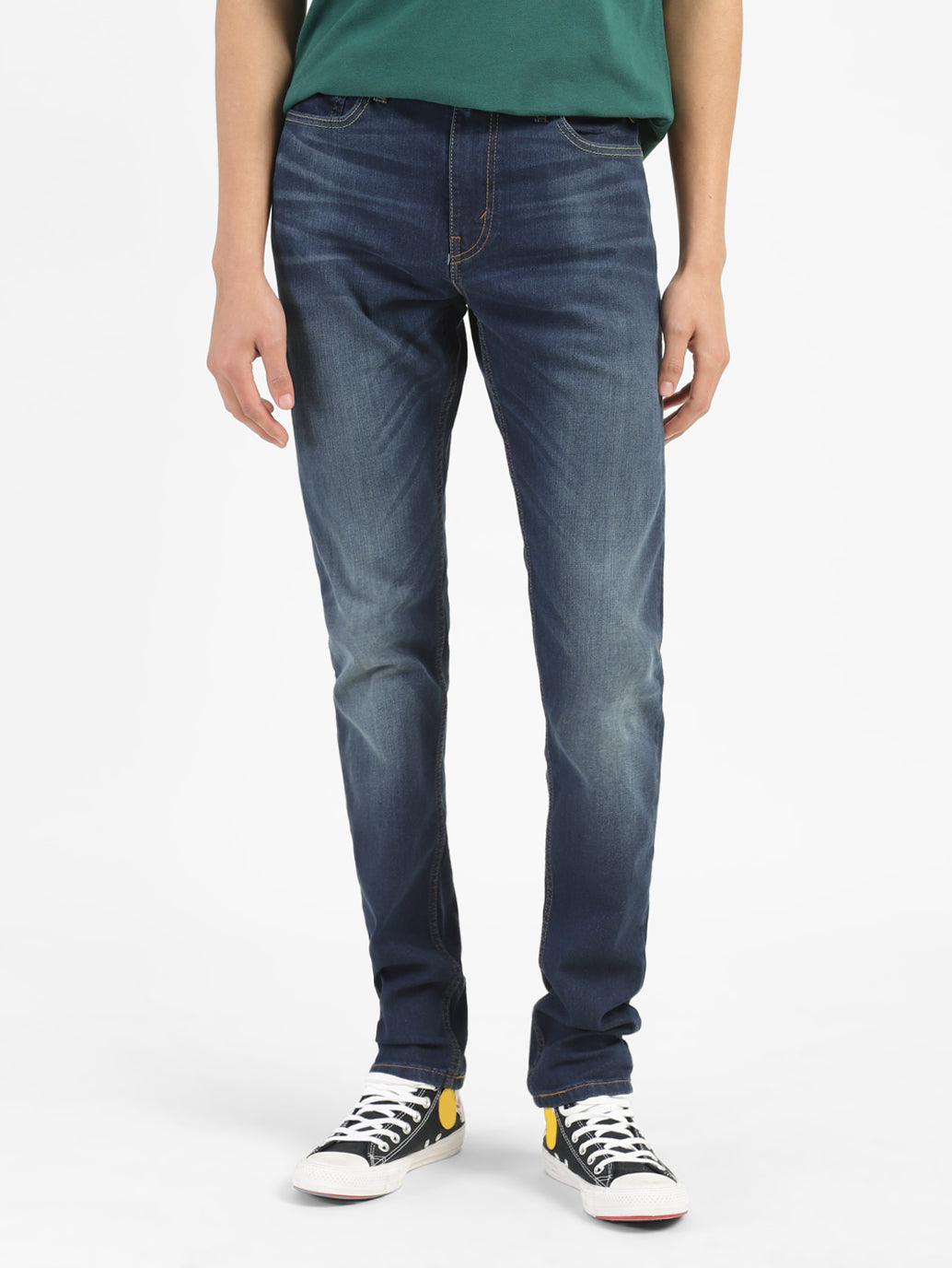 Men's 512 Blue Slim Tapered Fit Mid Rise Jeans - c737aeba-ff70-4c11-8915-b9b7ab712e1a View