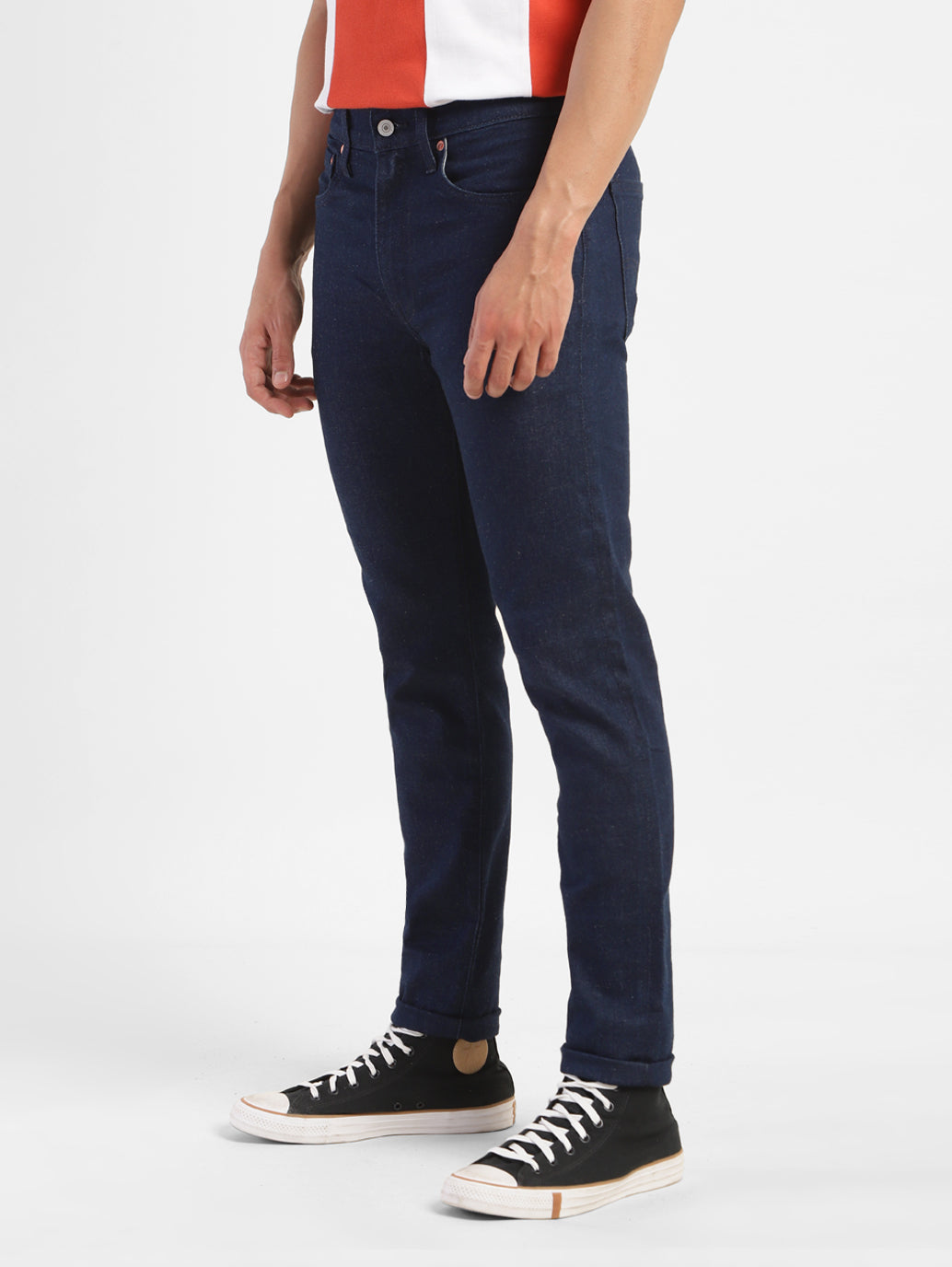Men's 512 Blue Slim Tapered Fit Mid Rise Jeans - 825998ac-9511-43e9-b2b3-bae873aa56ad View