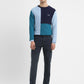 Men's 512 Navy Blue Slim Tapered Fit Mid Rise Jeans - Front View