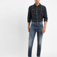Men's 512 Blue Slim Tapered Fit Mid Rise Jeans - e1cea38b-7938-4d6b-976d-ab72a1bdd5e7 View