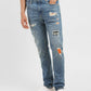 Men's 512 Blue Slim Tapered Fit Mid Rise Jeans - 02df45f8-2e9e-46c5-9268-9b00ab364385 View