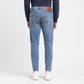 Men's 512 Blue Slim Tapered Fit Mid Rise Jeans - Back View