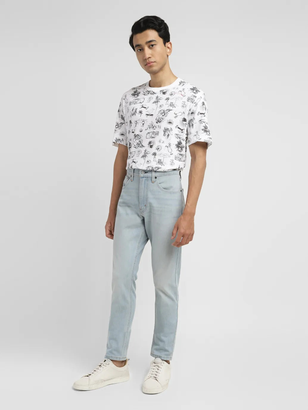 Men's 512 Light Indigo Slim Tapered Fit Mid Rise Jeans - 3c0723a8-2bf1-4d05-af6a-cbcf0237ba34 View