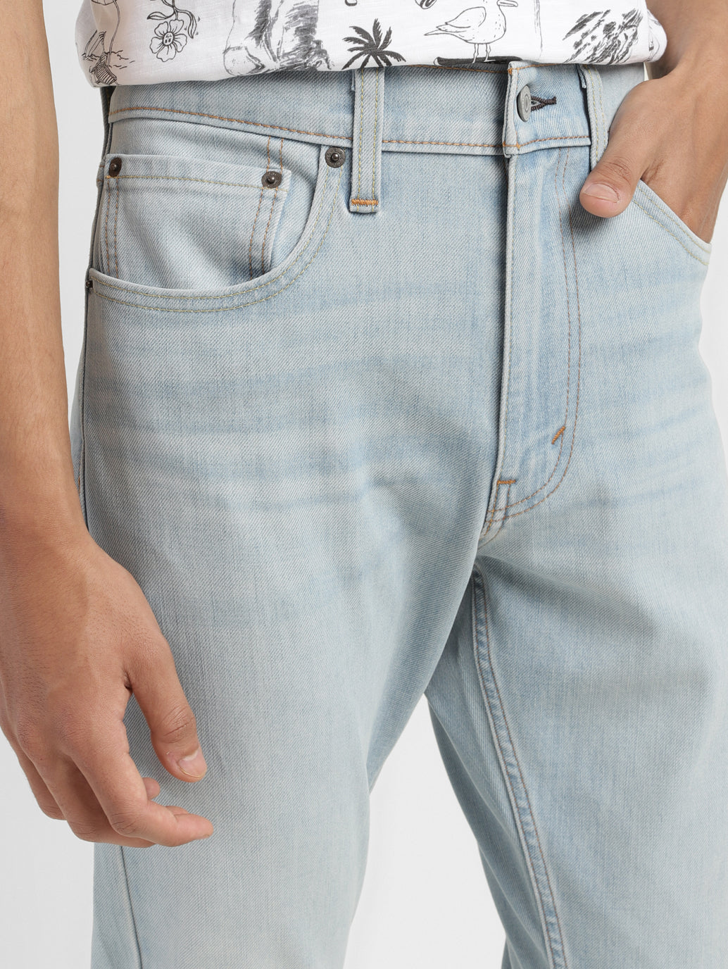 Men's 512 Light Indigo Slim Tapered Fit Mid Rise Jeans - 5788d5ab-5f7e-46e2-9d1d-2964d5c8c91f View