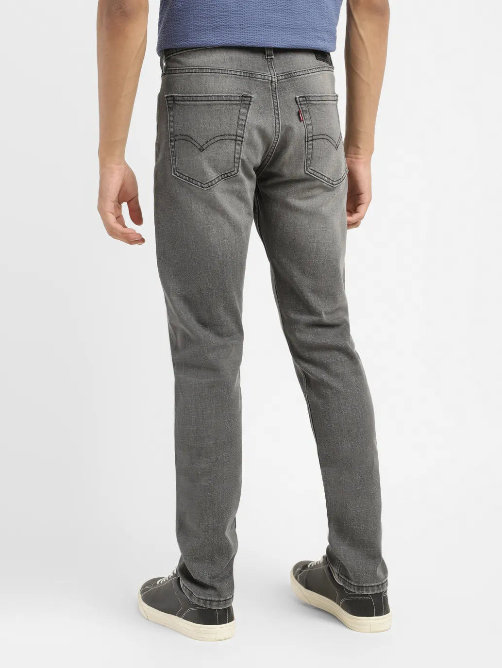 Men's 512 Light Grey Slim Tapered Fit Mid Rise Jeans - 7a4433fe-f988-451f-971e-2296f0f15426 View