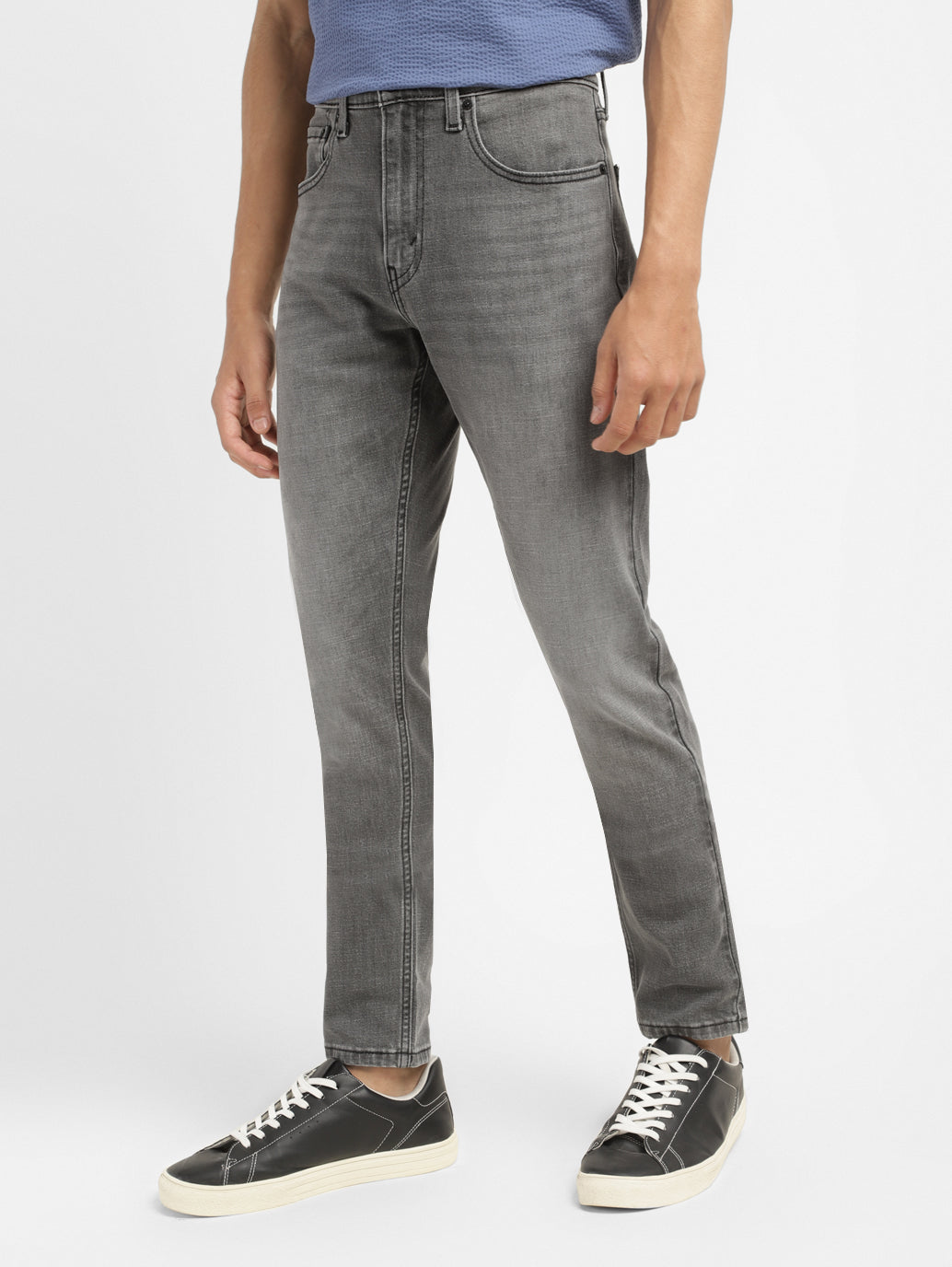 Men's 512 Light Grey Slim Tapered Fit Mid Rise Jeans - 15256f26-5ba2-4830-800c-a78ccf23462a View