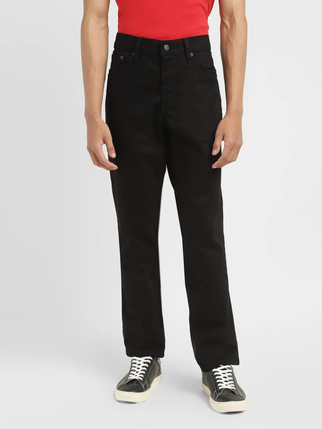 Men's 512 Black Slim Tapered Fit Mid Rise Jeans - de8dce62-c4e3-4f19-ad8e-3e6ef4919ca1 View