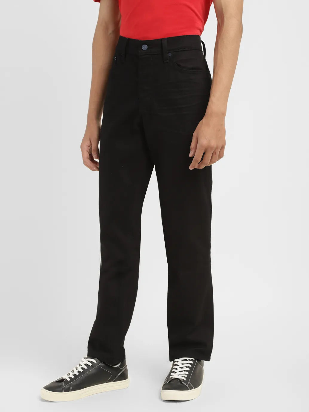 Men's 512 Black Slim Tapered Fit Mid Rise Jeans - 066df46e-e349-4382-9230-ba18b195e65d View