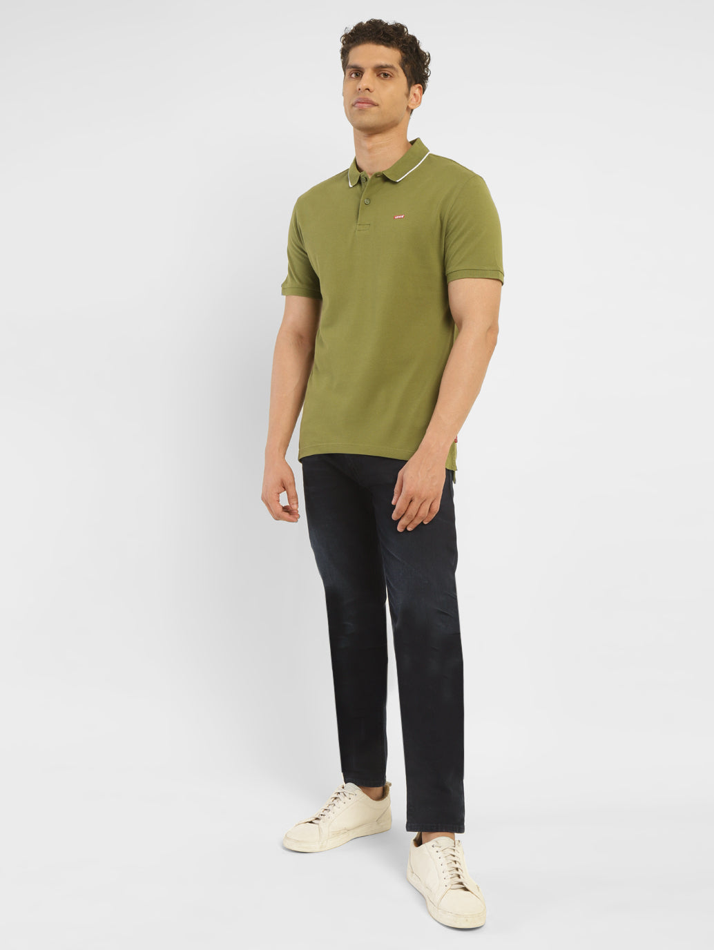 Men's 512 Blue Slim Tapered Fit Mid Rise Jeans - StyleShot View