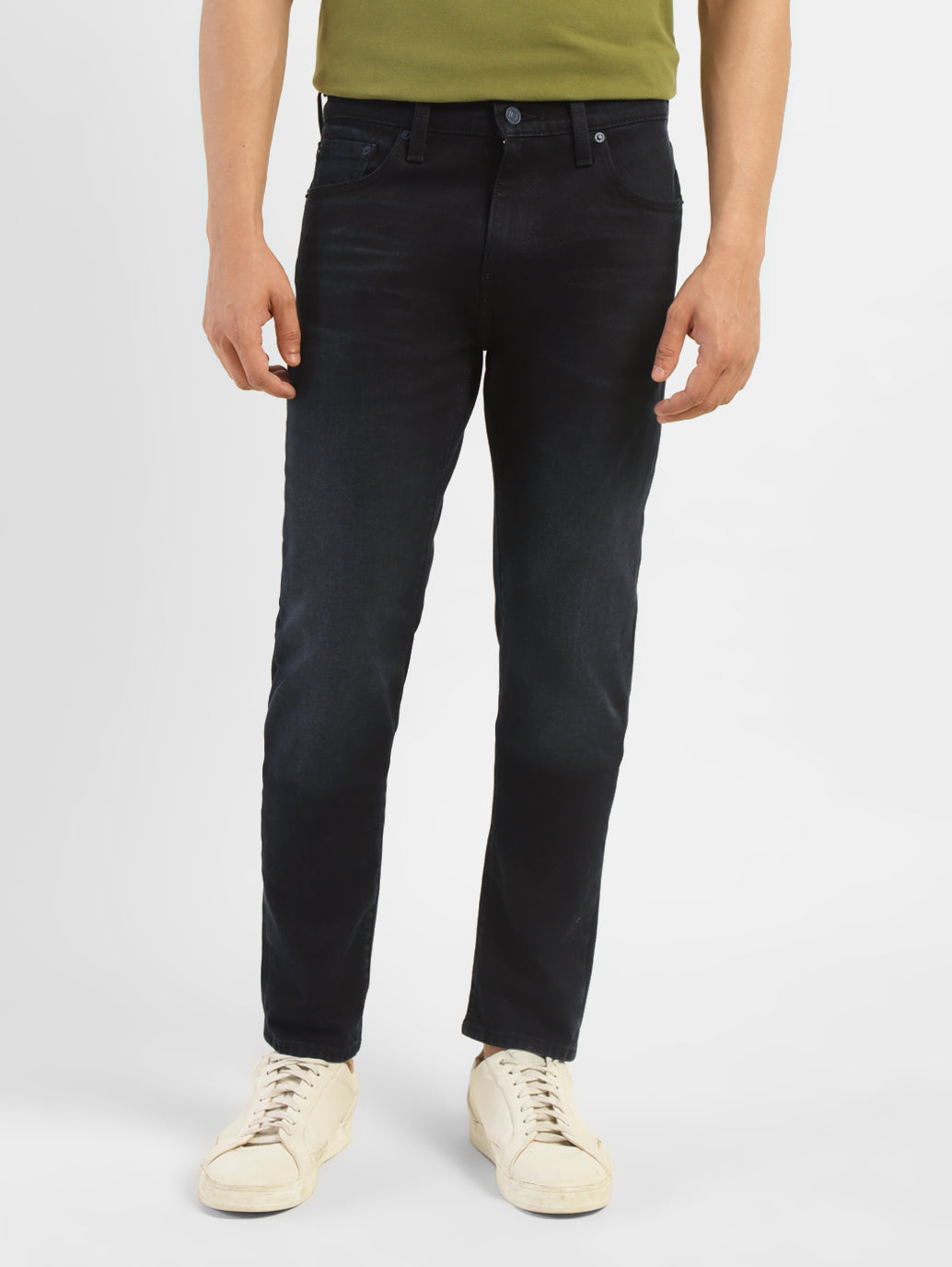 Men's 512 Blue Slim Tapered Fit Mid Rise Jeans - 8e49dcce-05df-4483-b399-c29ba9866987 View