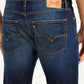 Men's 512 Navy Blue Slim Tapered Fit Mid Rise Jeans - Detail View