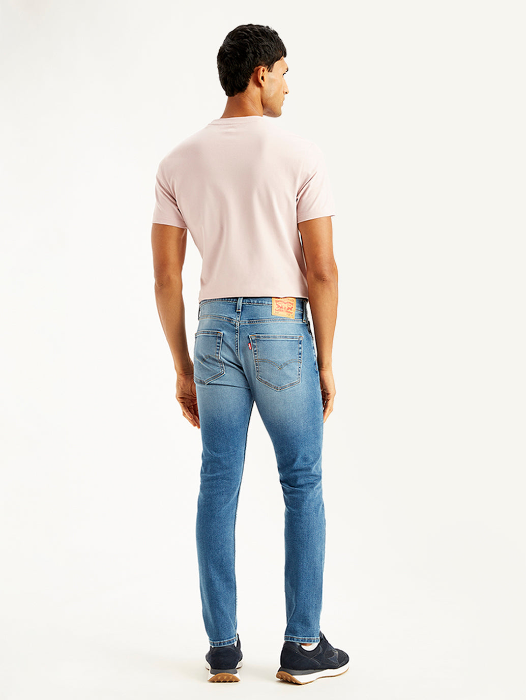Men's 512 Blue Slim Tapered Fit Mid Rise Jeans - aa355f35-e4c5-47c0-909b-80c4470107f6 View