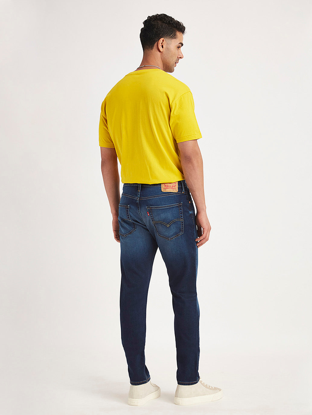 Men's 512 Navy Blue Slim Tapered Fit Mid Rise Jeans - c18f783d-715b-43f3-ac99-e12e4cbbdc1f View