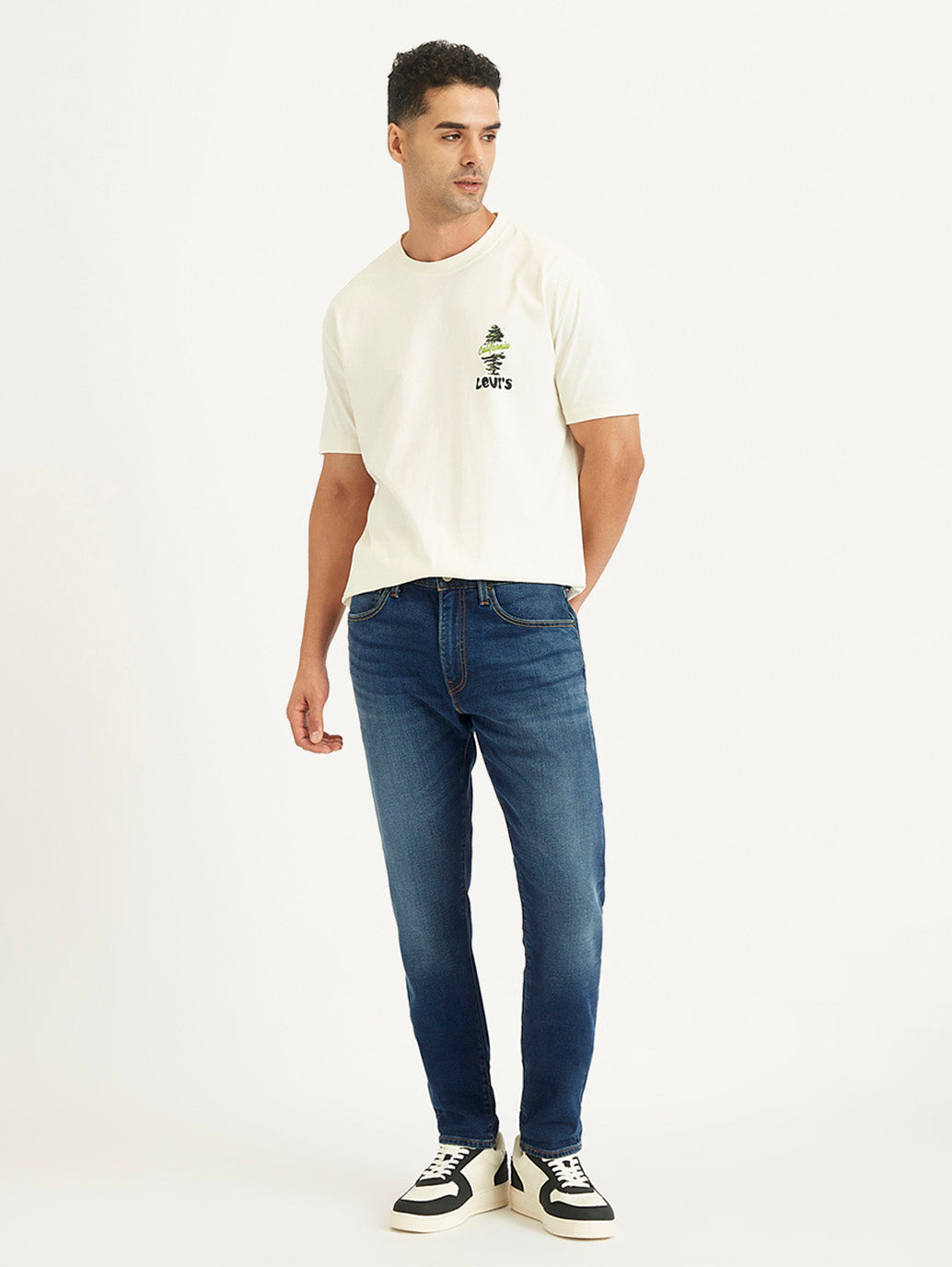Men's 512 Blue Slim Tapered Fit Mid Rise Jeans - 062cd00b-8c33-407c-a8d9-be8a3fee27ad View