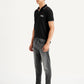 Men's 512 Charcoal Grey Slim Tapered Fit Mid Rise Jeans - Side View