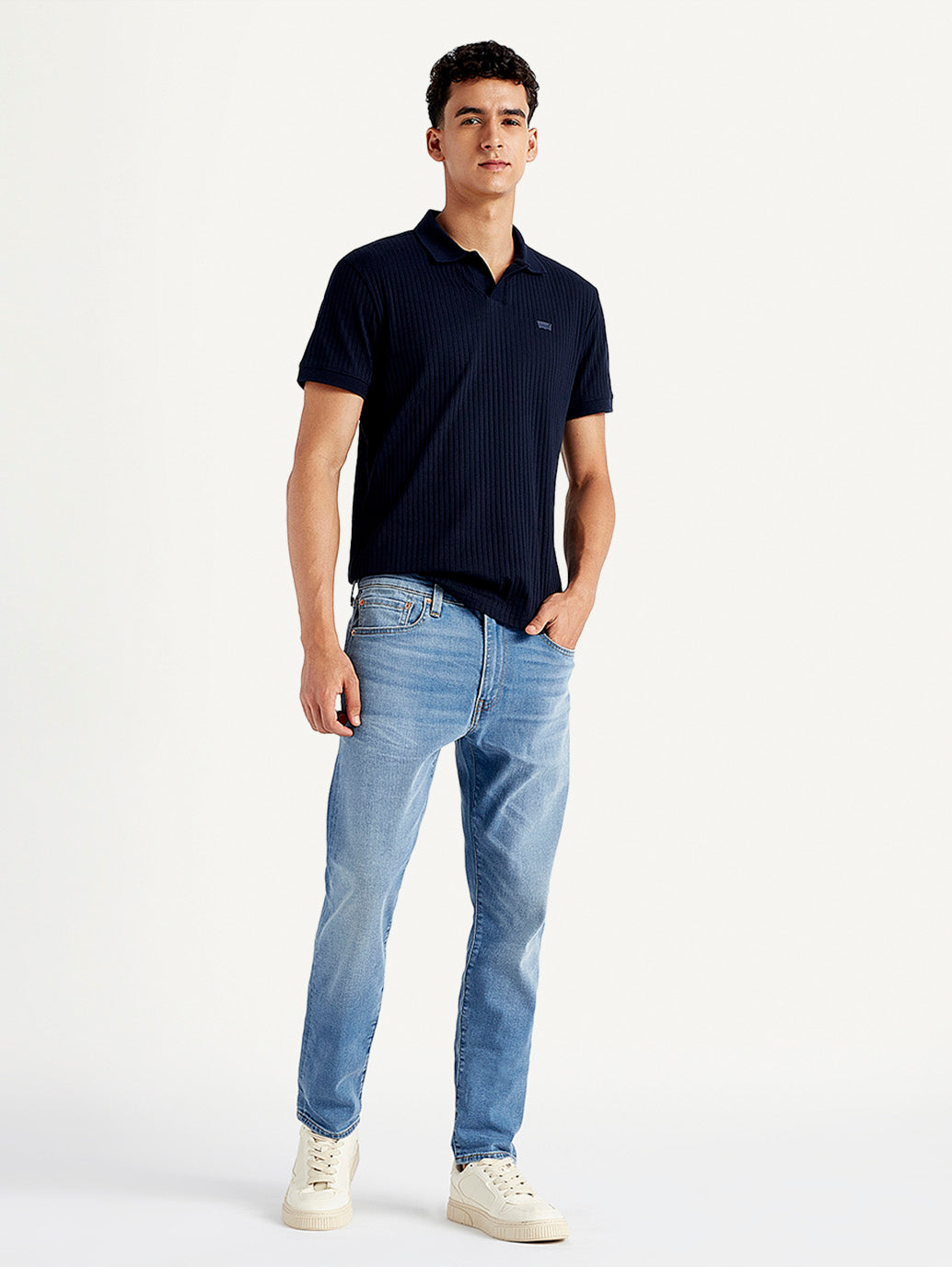 Men's 512 Blue Slim Tapered Fit Mid Rise Jeans - 2a8910de-6c53-42a2-b090-a5af9c97e81d View