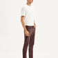 Men's 512 Brown Slim Tapered Fit Mid Rise Jeans - Side View