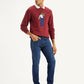 Men's 512 Blue Slim Tapered Fit Mid Rise Jeans - Side View