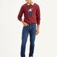 Men's 512 Blue Slim Tapered Fit Mid Rise Jeans - Styleshot View