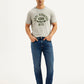 Men's 512 Blue Slim Tapered Fit Mid Rise Jeans - Front View