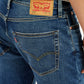 Men's 512 Blue Slim Tapered Fit Mid Rise Jeans - Detail View