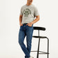 Men's 512 Blue Slim Tapered Fit Mid Rise Jeans - Styleshot View