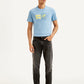 Men's 512 Charcoal Grey Slim Tapered Fit Mid Rise Jeans - Front View