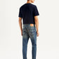 Men's 512 Blue Slim Tapered Fit Mid Rise Jeans - Back View