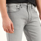 Men's 512 Grey Slim Tapered Fit Mid Rise Jeans - Detail View