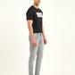 Men's 512 Grey Slim Tapered Fit Mid Rise Jeans - Side View