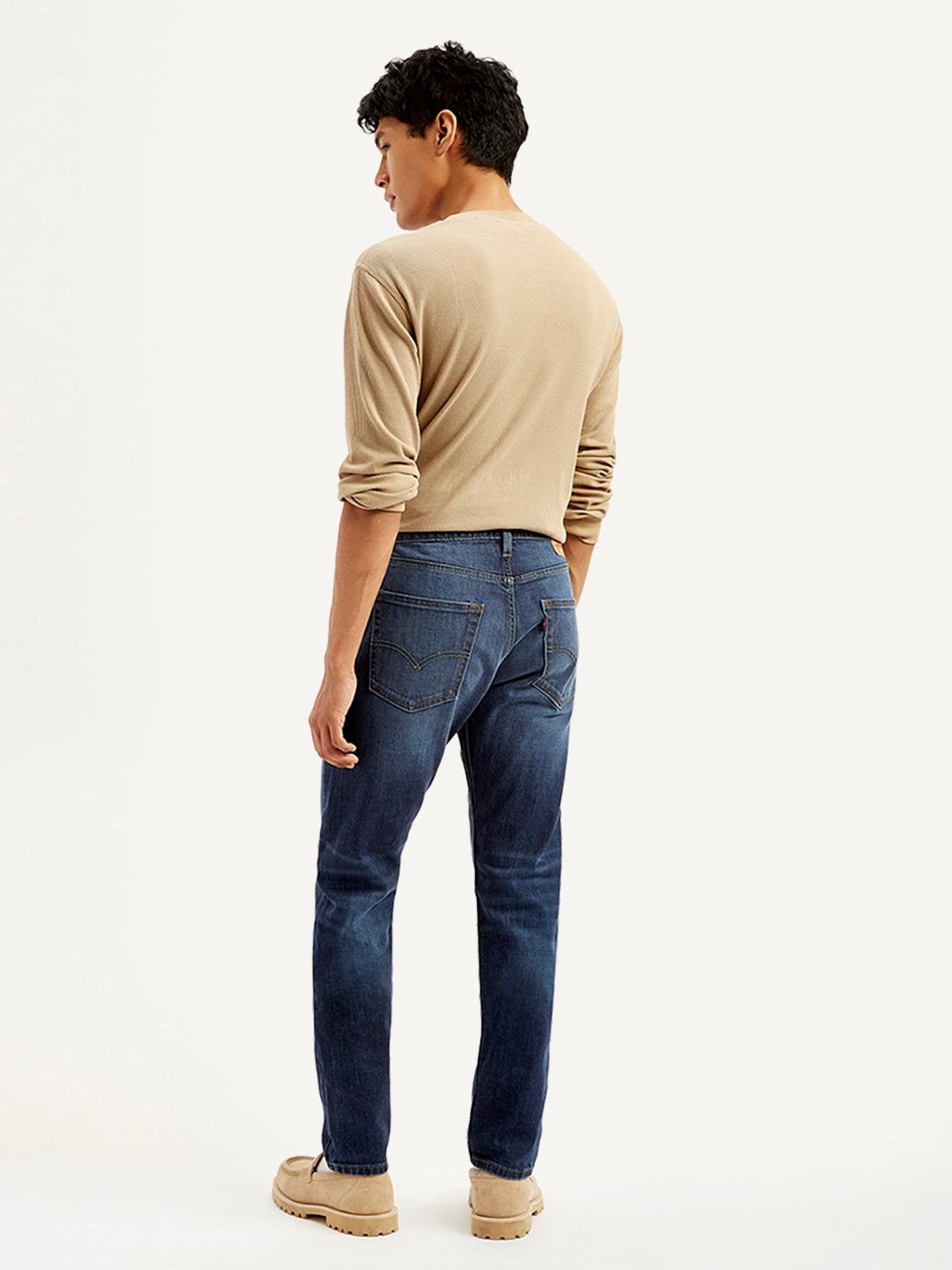 Men's 512 Blue Slim Tapered Fit Mid Rise Jeans - 20 View