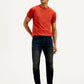 Men's 512 Navy Blue Slim Tapered Fit Mid Rise Jeans - Styleshot View