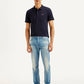 Men's 512 Blue Slim Tapered Fit Mid Rise Jeans - Front View