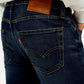 Men's 512 Blue Slim Tapered Fit Mid Rise Jeans - Detail View