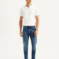 Men's 512 Blue Slim Tapered Fit Mid Rise Jeans - Front View