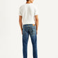 Men's 512 Blue Slim Tapered Fit Mid Rise Jeans - Back View