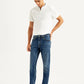 Men's 512 Blue Slim Tapered Fit Mid Rise Jeans - Side View