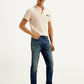 Men's 512 Blue Slim Tapered Fit Mid Rise Jeans - Side View