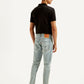 Men's 512 Light Blue Slim Tapered Fit Mid Rise Jeans - Back View