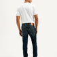 Men's 512 Navy Blue Slim Tapered Fit Mid Rise Jeans - Back View