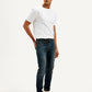 Men's 512 Navy Blue Slim Tapered Fit Mid Rise Jeans - Side View