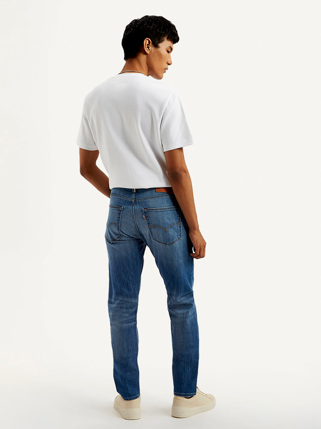 Men's 512 Blue Slim Tapered Fit Mid Rise Jeans - 20 View