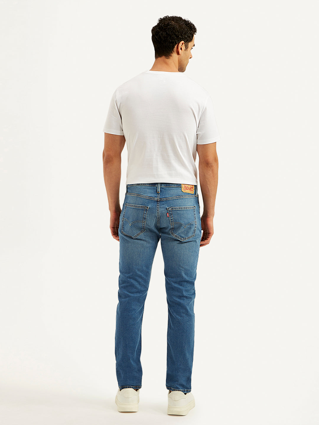 Men's 512 Blue Slim Tapered Fit Mid Rise Jeans - 20 View