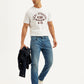 Men's 512 Blue Slim Tapered Fit Mid Rise Jeans - Styleshot View