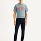 Men's 512 Blue Slim Tapered Fit Mid Rise Jeans - Front View
